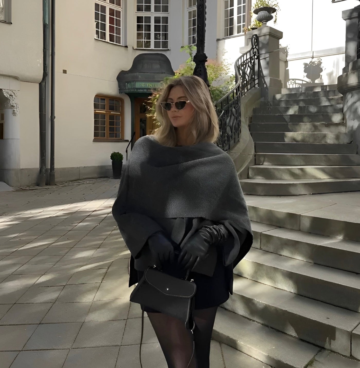 LALUNA® | Elegant Cape Coat