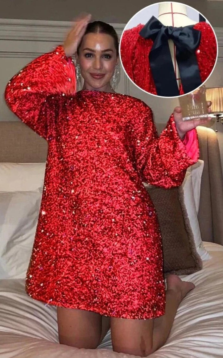 LALUNA® | SPARKLING GLITTER DRESS