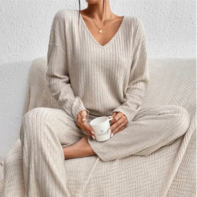 Laluna® | Cozy Knit Two-Piece Ensemble