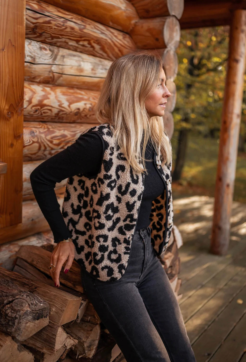 Laluna® | Leopard Print Body Warmer