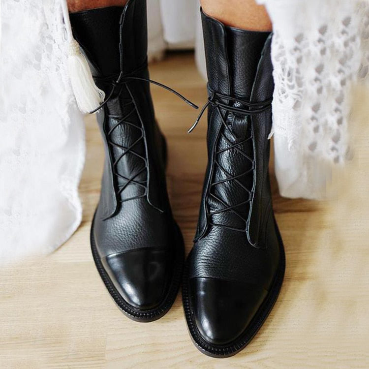 Laluna® | Stylish comfortable leather boots