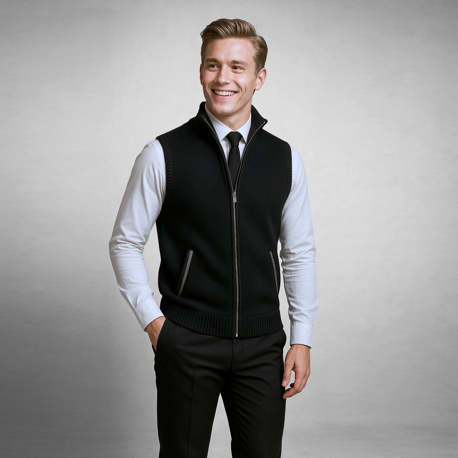 Laluna® | Full-Zip Sweater Vest