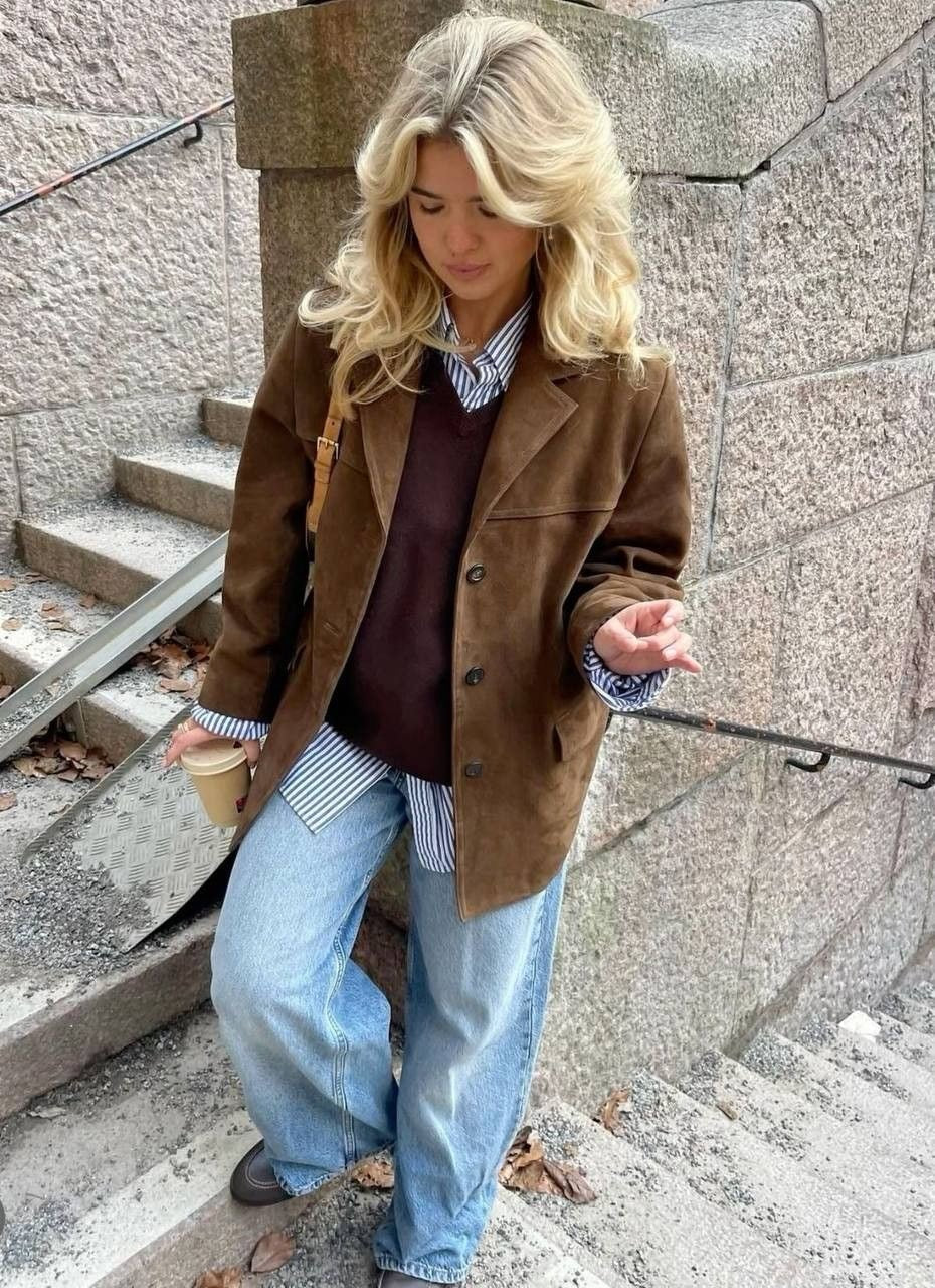 LALUNA® | Suede Blazer Jacket