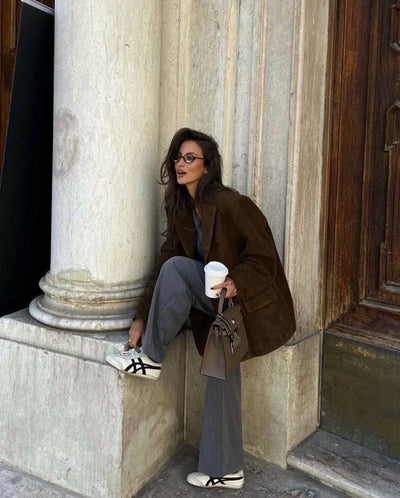 LALUNA® | Suede Blazer Jacket