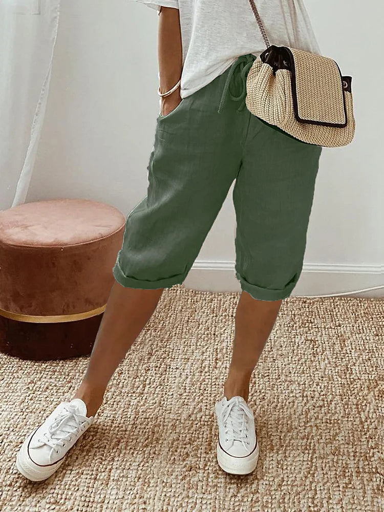 Nienke | Women's Cotton Linen Shorts - Buy One, Get One FREE!