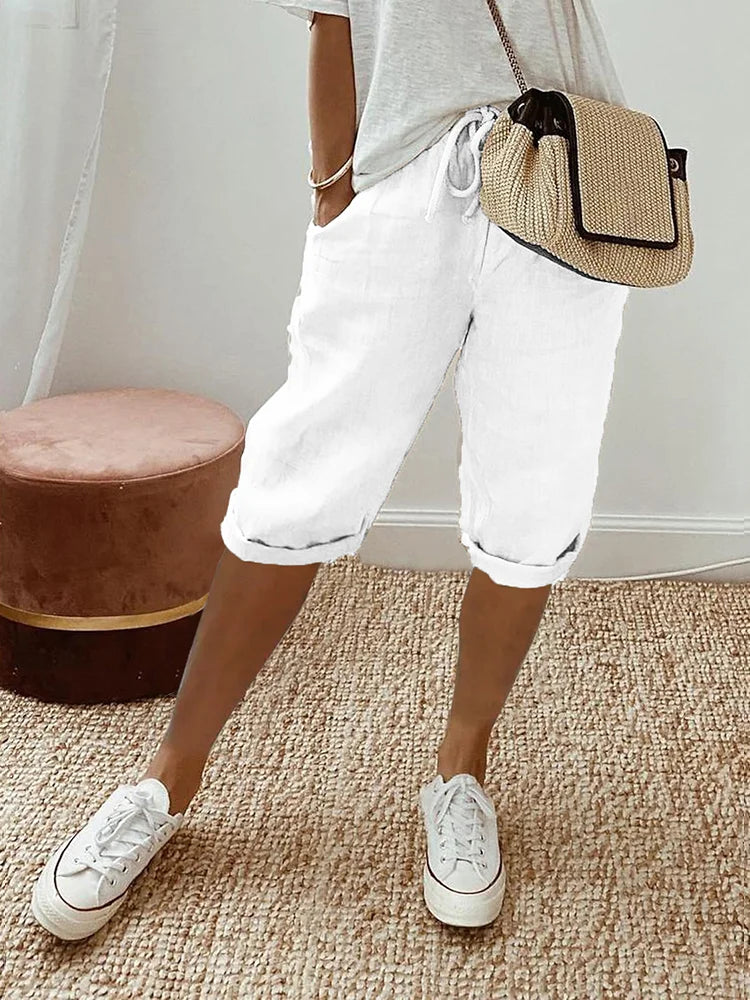 Nienke | Women's Cotton Linen Shorts - Buy One, Get One FREE!