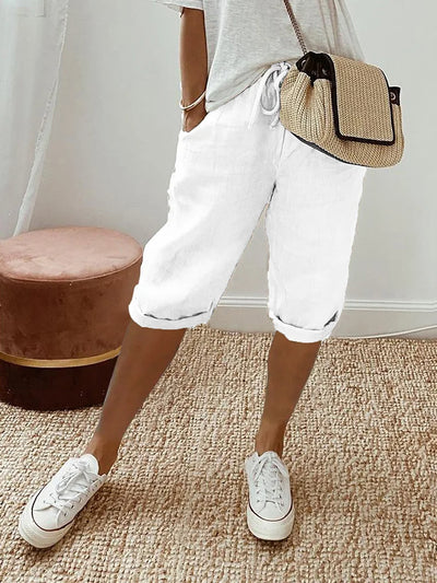 Nienke | Women's Cotton Linen Shorts - Buy One, Get One FREE!