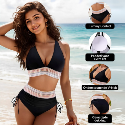 Noor - High-Waisted Bikini Ensemble
