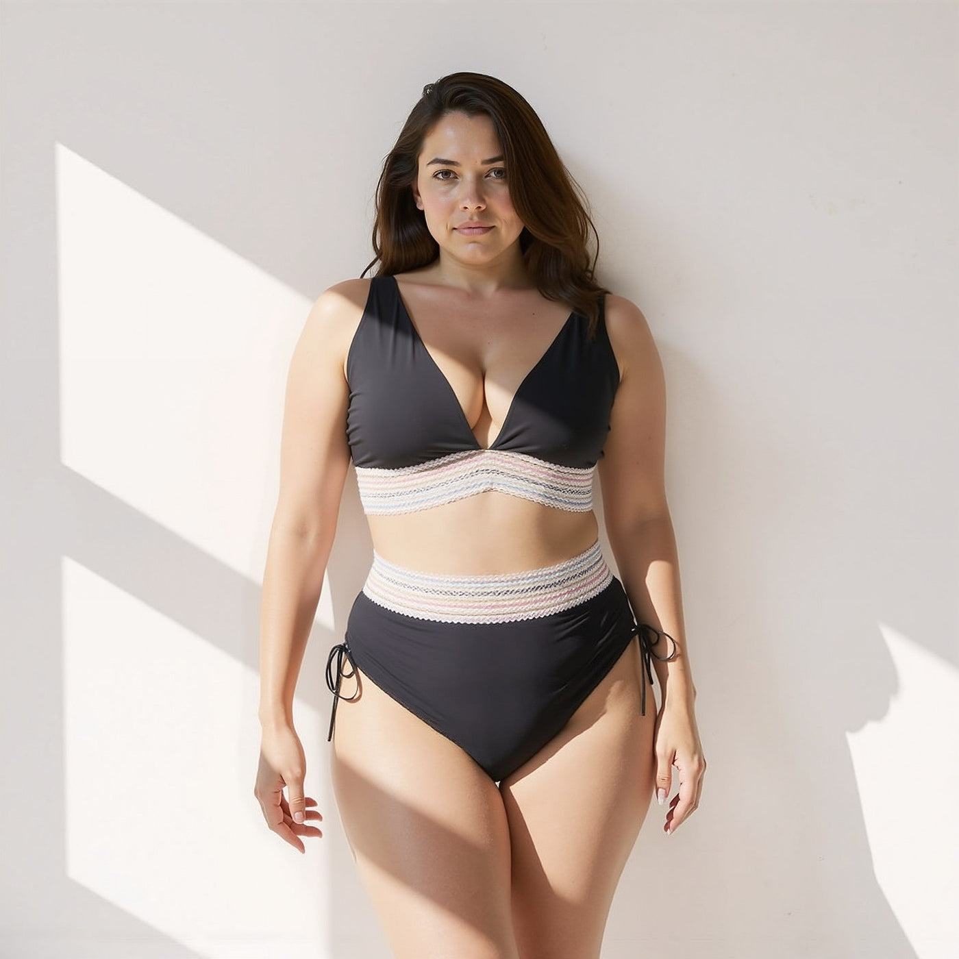 Noor - High-Waisted Bikini Ensemble