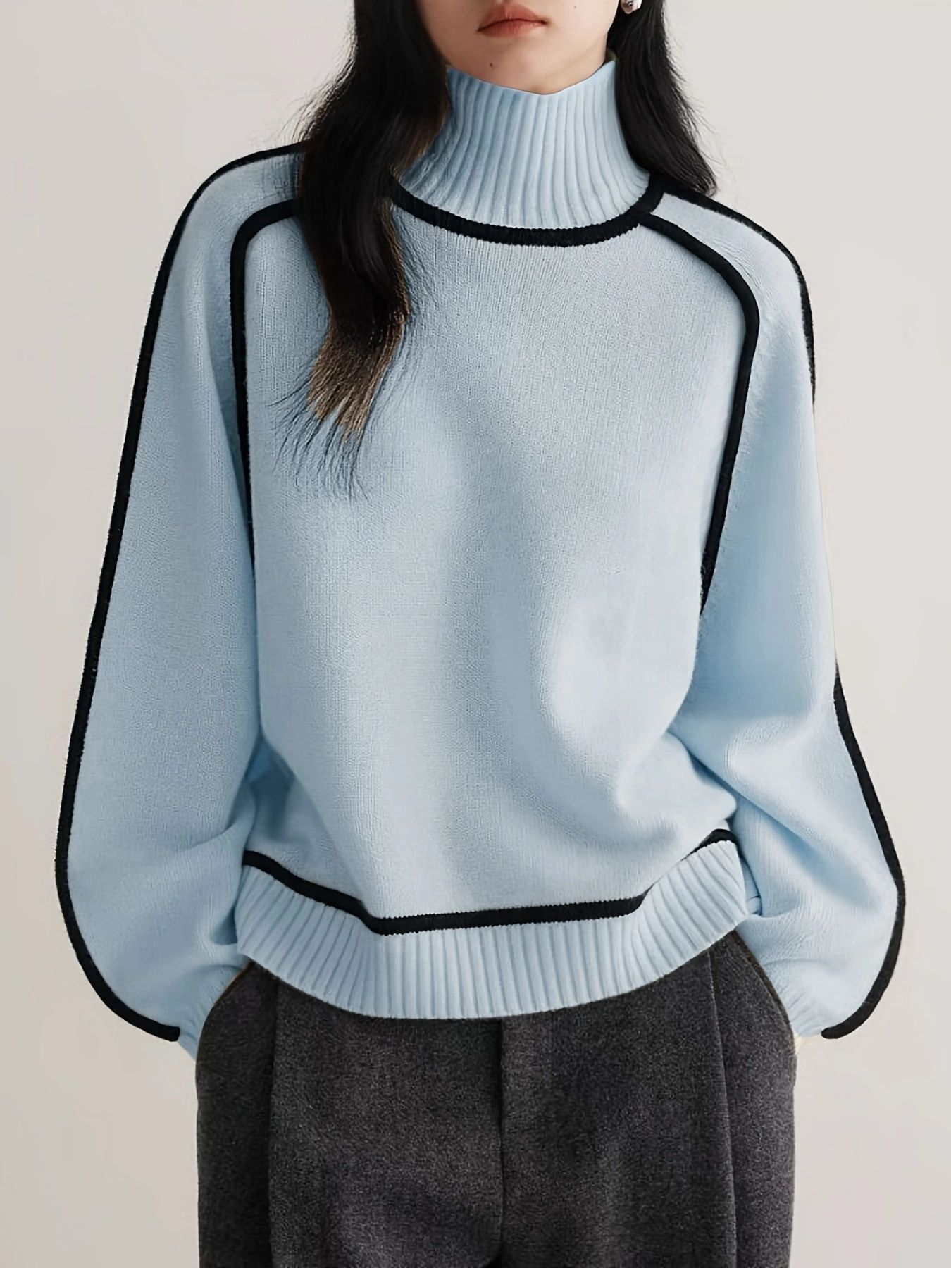 Laluna® | Cozy Wool Turtleneck Sweater