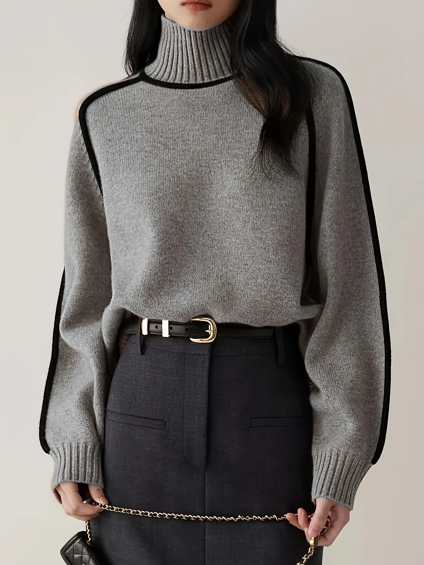 Laluna® | Cozy Wool Turtleneck Sweater