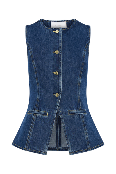 LALUNA® | Denim Button-Up Ensemble