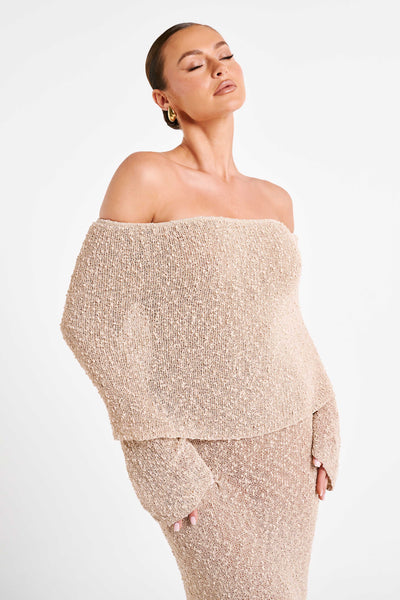 LALUNA® | Off-Shoulder Maxi Gown