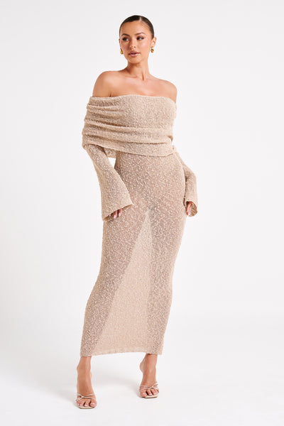 LALUNA® | Off-Shoulder Maxi Gown