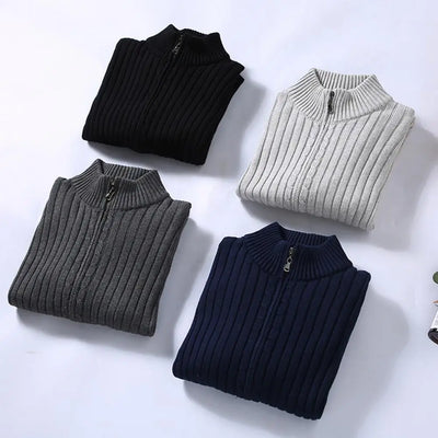 LALUNA® | RIBBED ZIP-UP JACKET