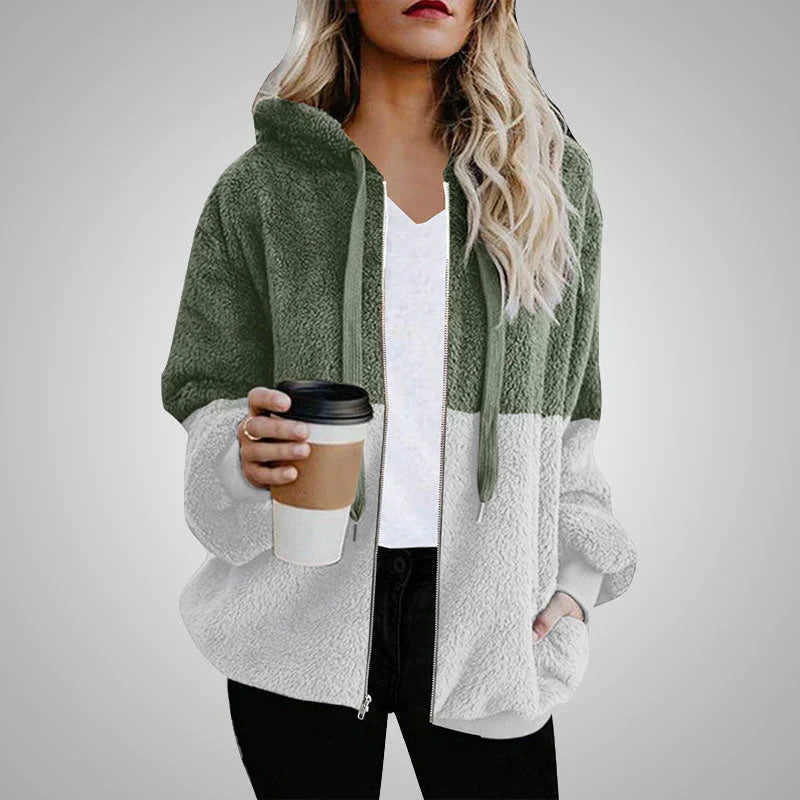 Laluna® | Cozy Hooded Fluffy Cardigan