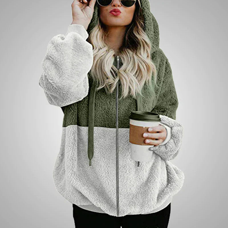 Laluna® | Cozy Hooded Fluffy Cardigan