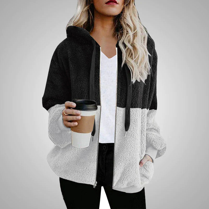 Laluna® | Cozy Hooded Fluffy Cardigan