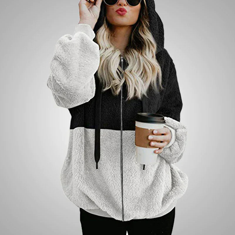 Laluna® | Cozy Hooded Fluffy Cardigan
