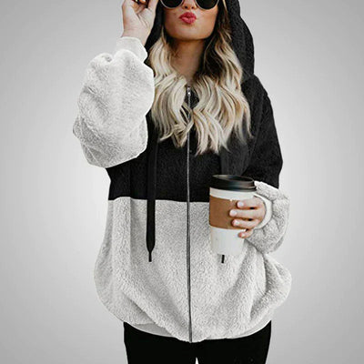 Laluna® | Cozy Hooded Fluffy Cardigan