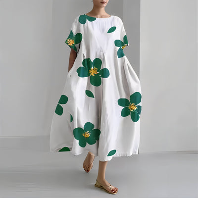 Amelia - Relaxed Floral Maxi Dress