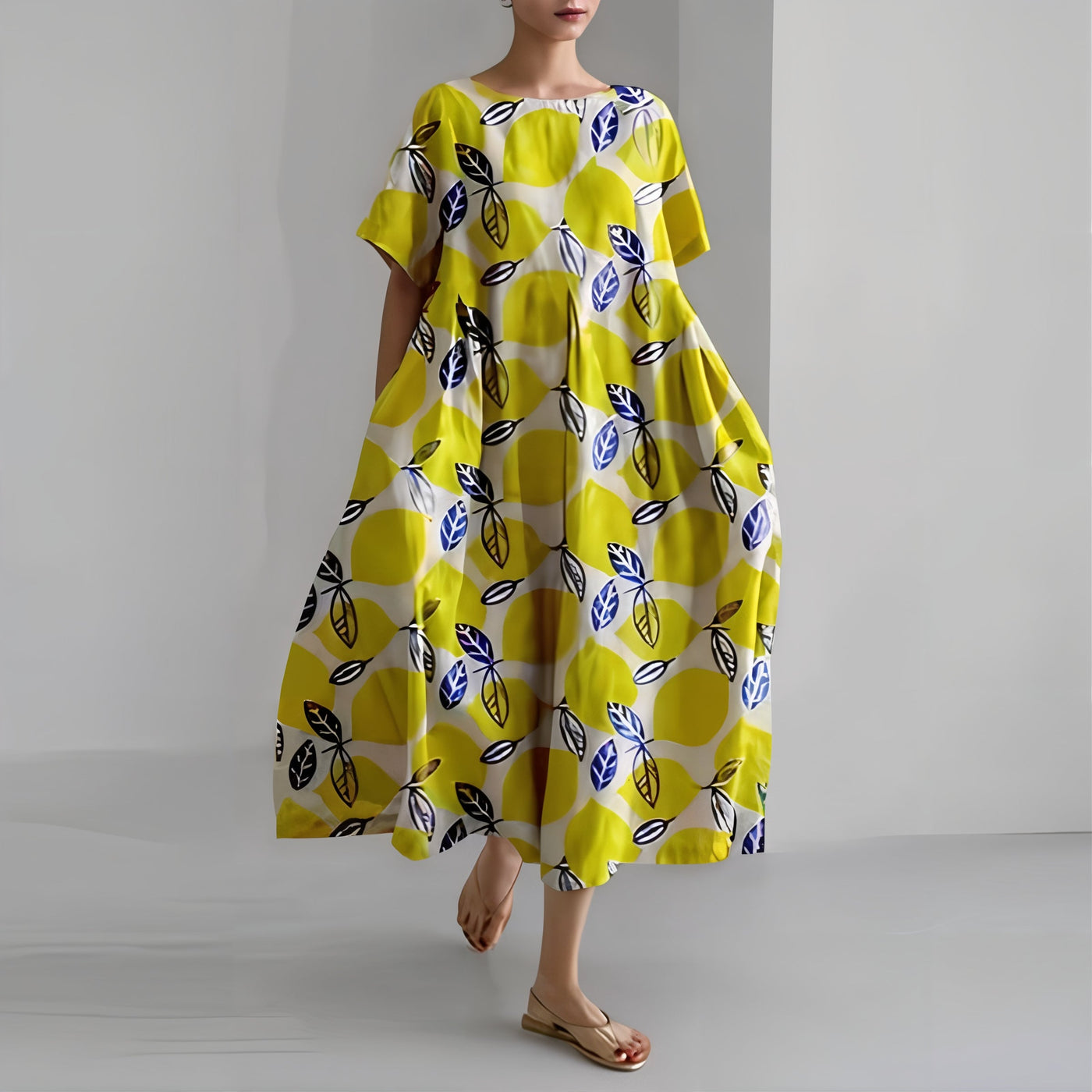 Amelia - Relaxed Floral Maxi Dress