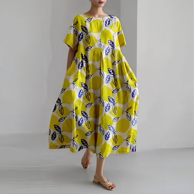 Amelia - Relaxed Floral Maxi Dress