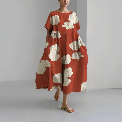 Amelia - Relaxed Floral Maxi Dress