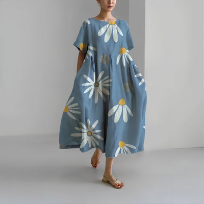 Amelia - Relaxed Floral Maxi Dress