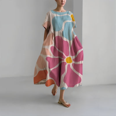 Amelia - Relaxed Floral Maxi Dress
