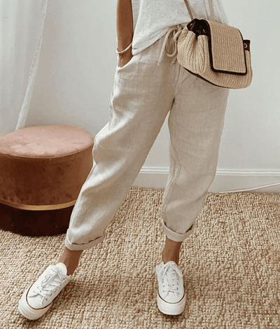 Rive | Stylish Cotton-Linen Pants - Buy One, Get One Free!