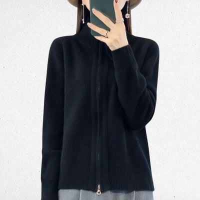 Laluna® | Snug Zip-Up Cardigan