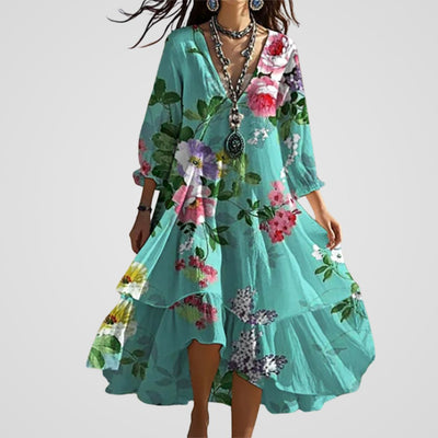 Laluna® | Retro Floral Dress