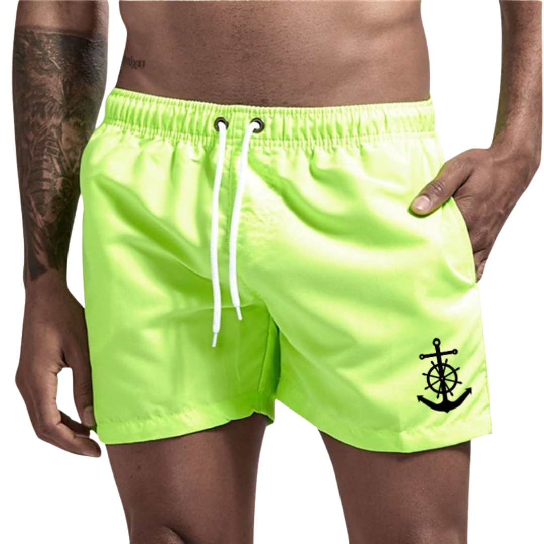Laluna® | Stylish Swim Shorts with Elastic Waistband and Convenient Pockets