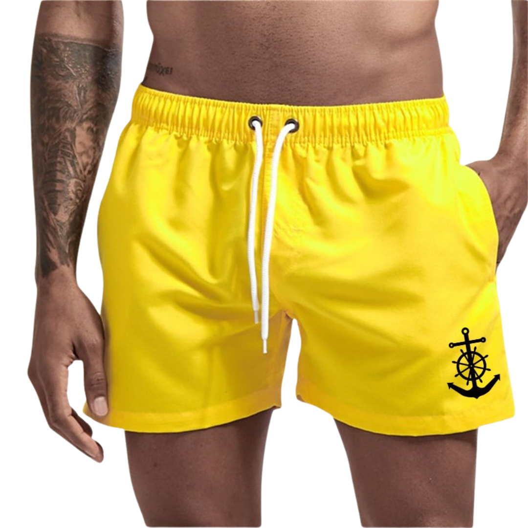 Laluna® | Stylish Swim Shorts with Elastic Waistband and Convenient Pockets