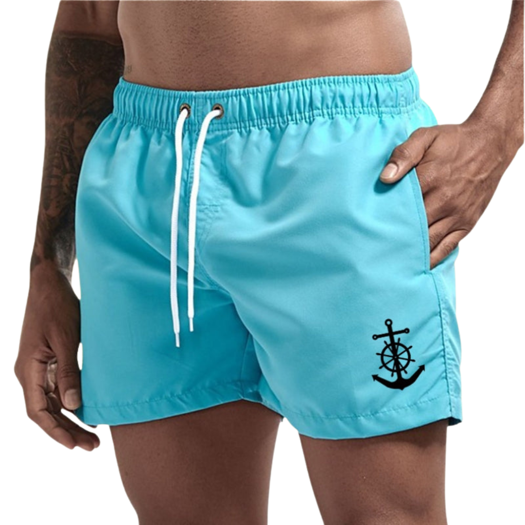 Laluna® | Stylish Swim Shorts with Elastic Waistband and Convenient Pockets