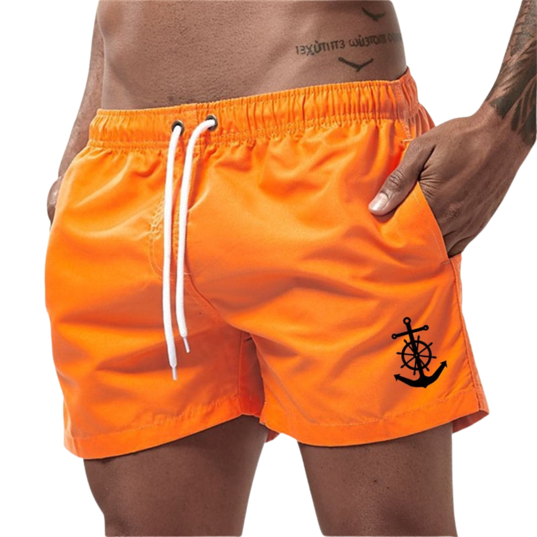 Laluna® | Stylish Swim Shorts with Elastic Waistband and Convenient Pockets