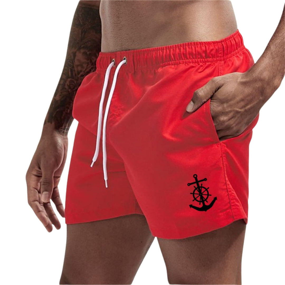 Laluna® | Stylish Swim Shorts with Elastic Waistband and Convenient Pockets