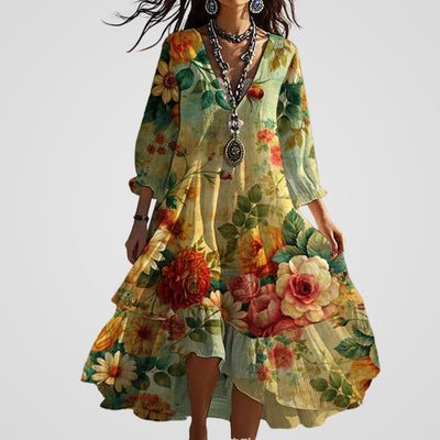 Laluna® | Retro Floral Dress