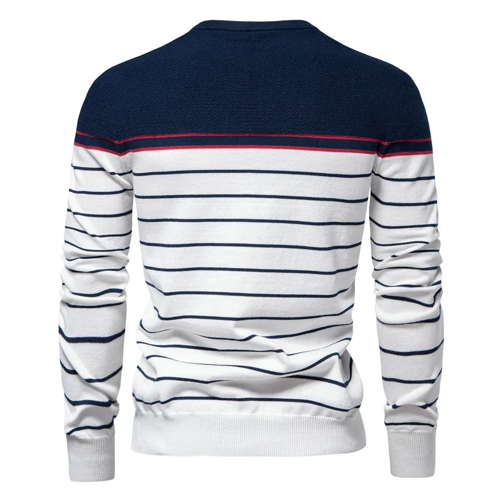 Laluna® | Men's Striped Sweater