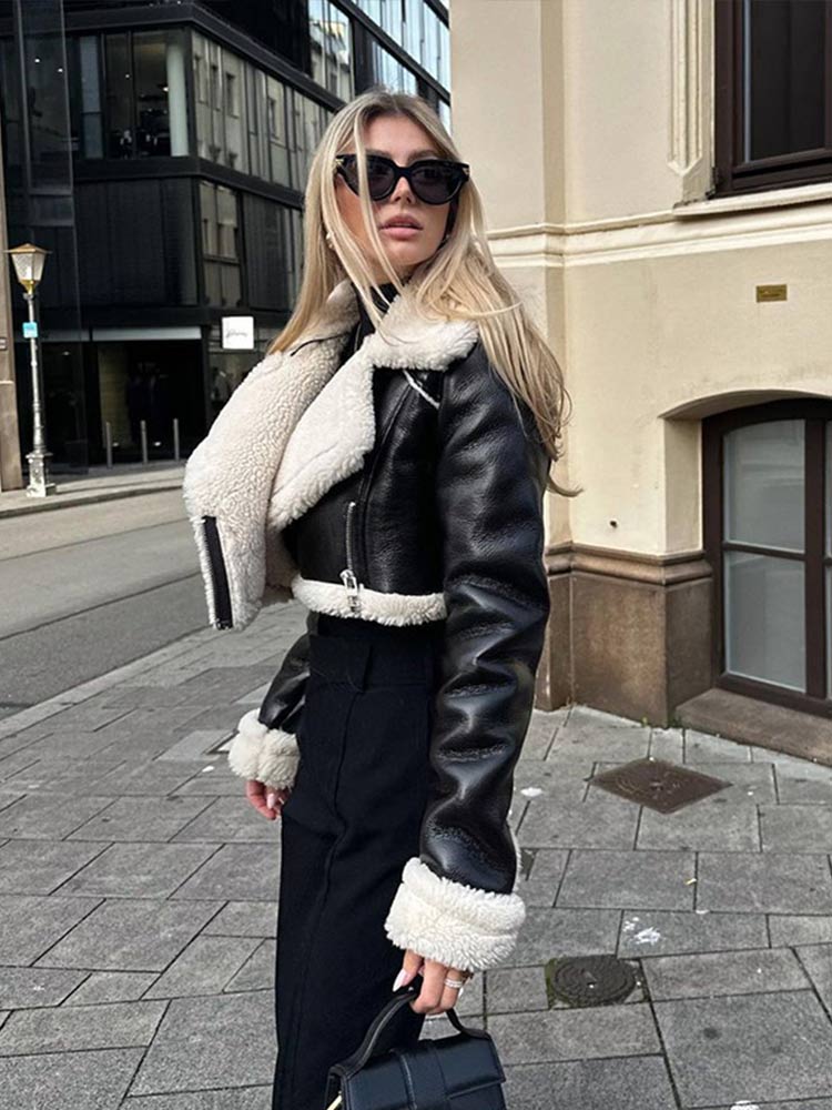 Laluna® | Stylish Leather Jacket