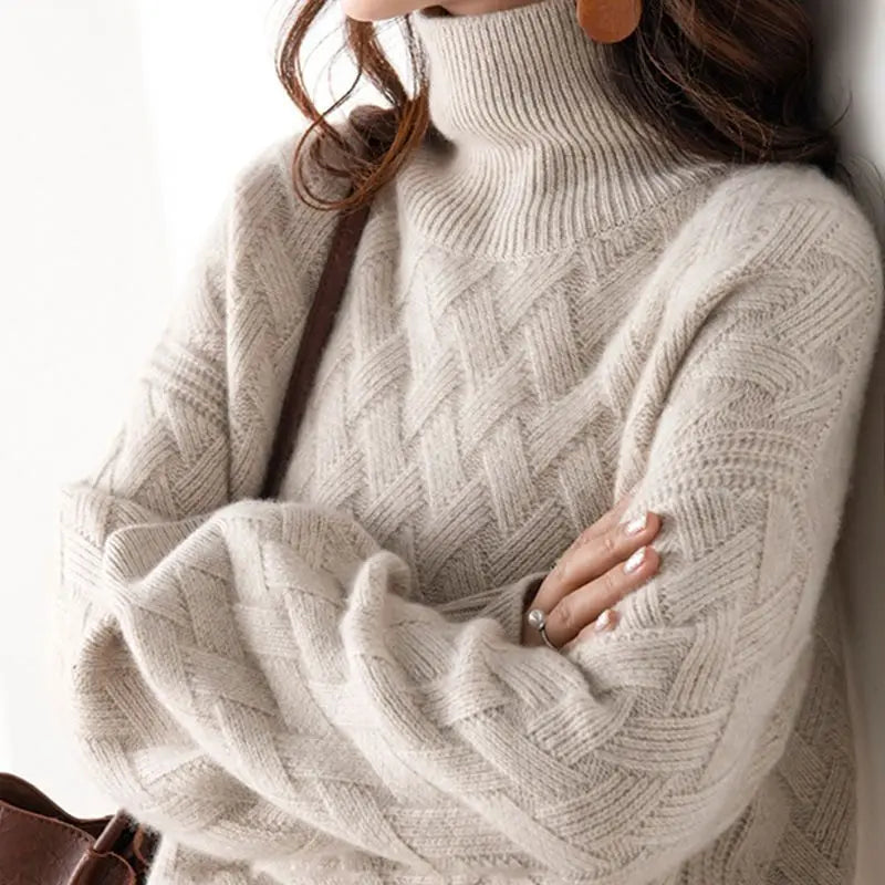 Laluna® | Cozy Knitted Turtleneck Pullover