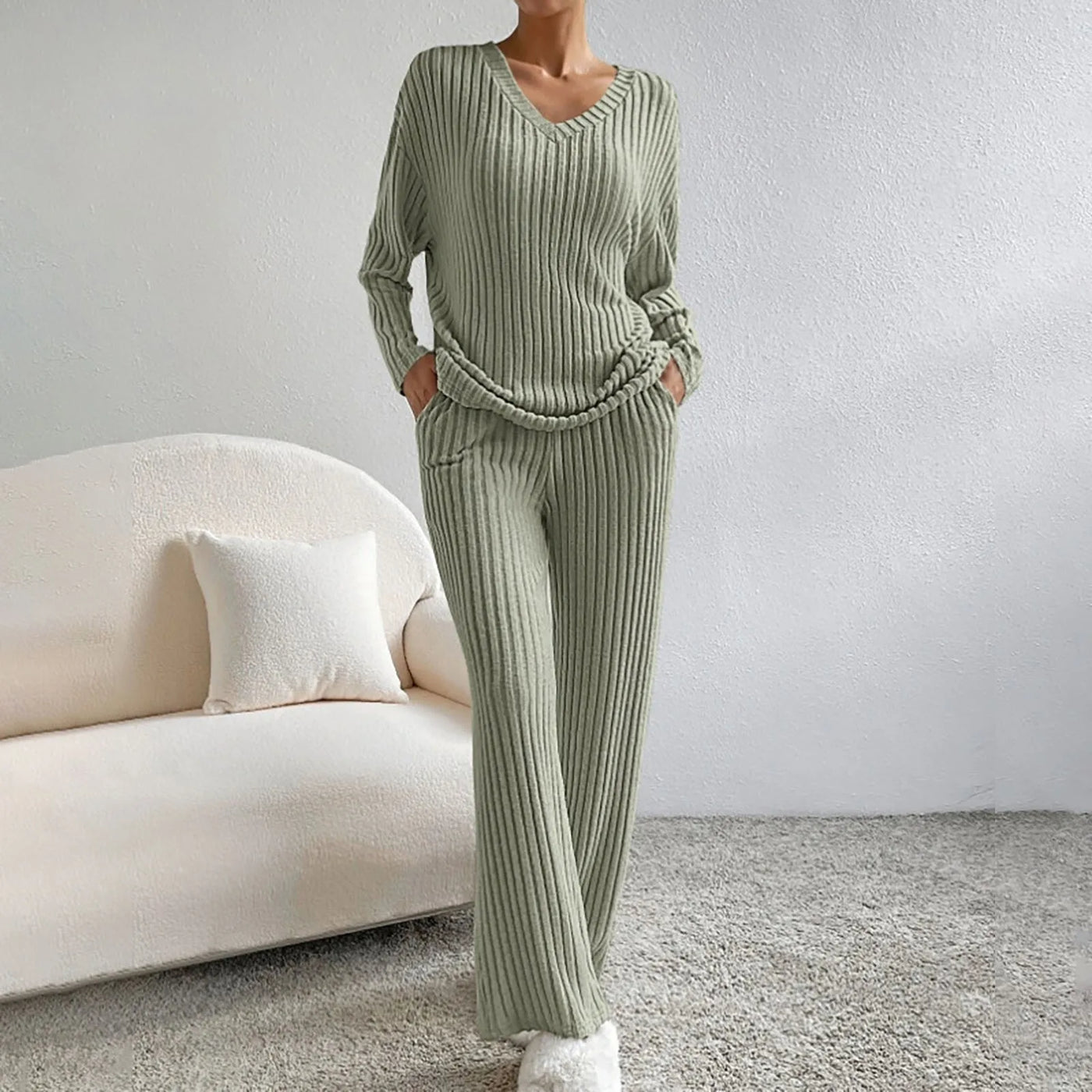 Laluna® | Cozy Knit Two-Piece Ensemble