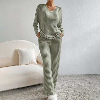 Laluna® | Cozy Knit Two-Piece Ensemble