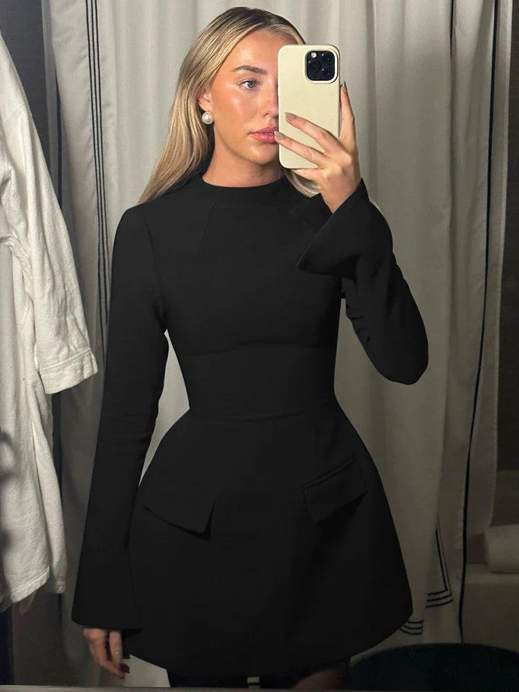 Laluna® | Split Sleeve Short Dress