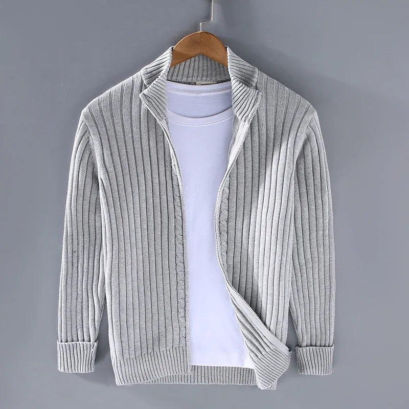 LALUNA® | RIBBED ZIP-UP JACKET