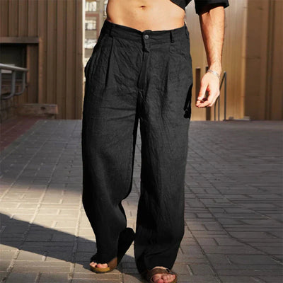 Laluna® Wide-Leg Linen Pants