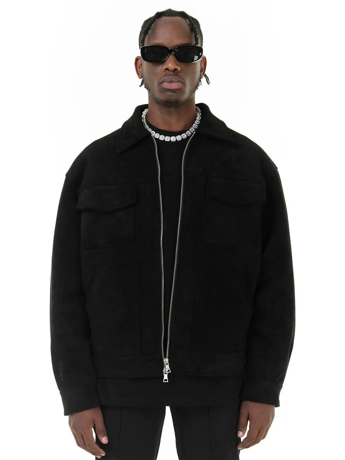 Laluna® | Oversized Suede Jacket