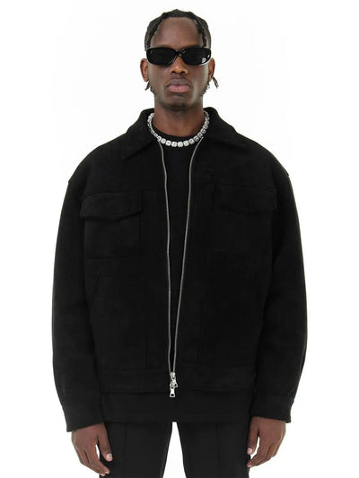 Laluna® | Oversized Suede Jacket