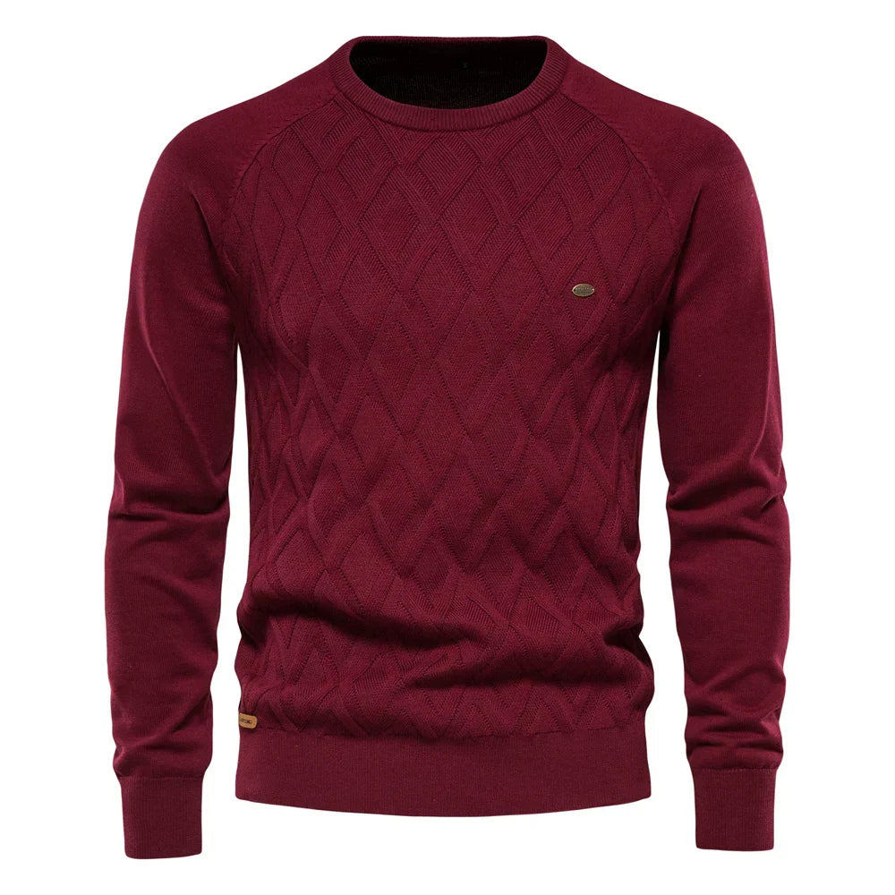 Laluna® | Men's Checked Sweater